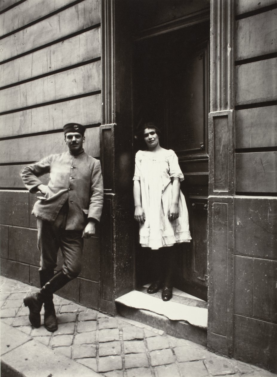 Casa chiusa da Eugène Atget