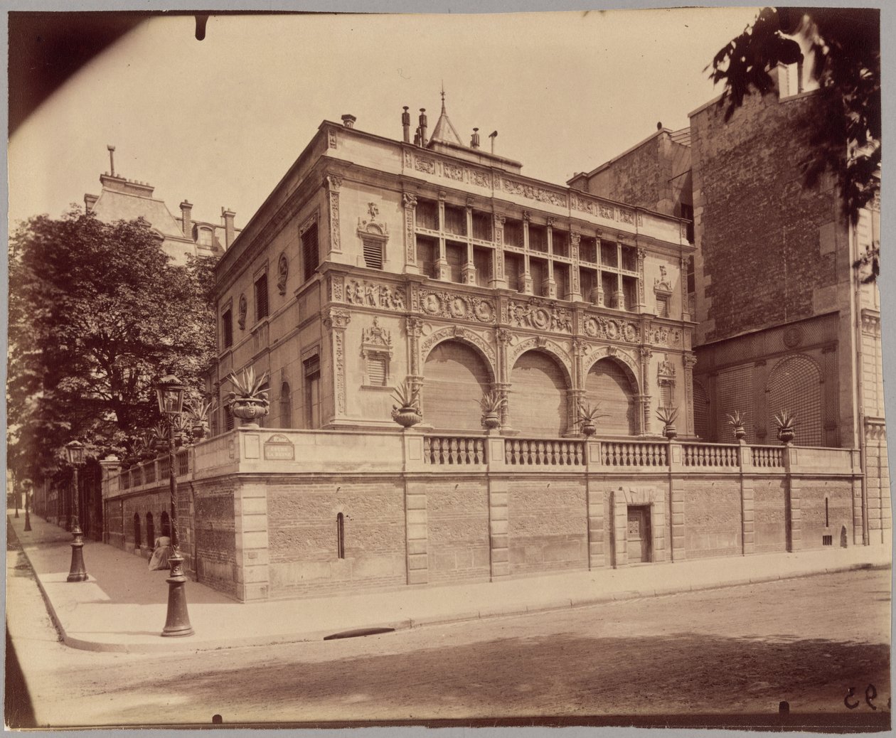 Maison François, Cours-la-Reine da Eugène Atget