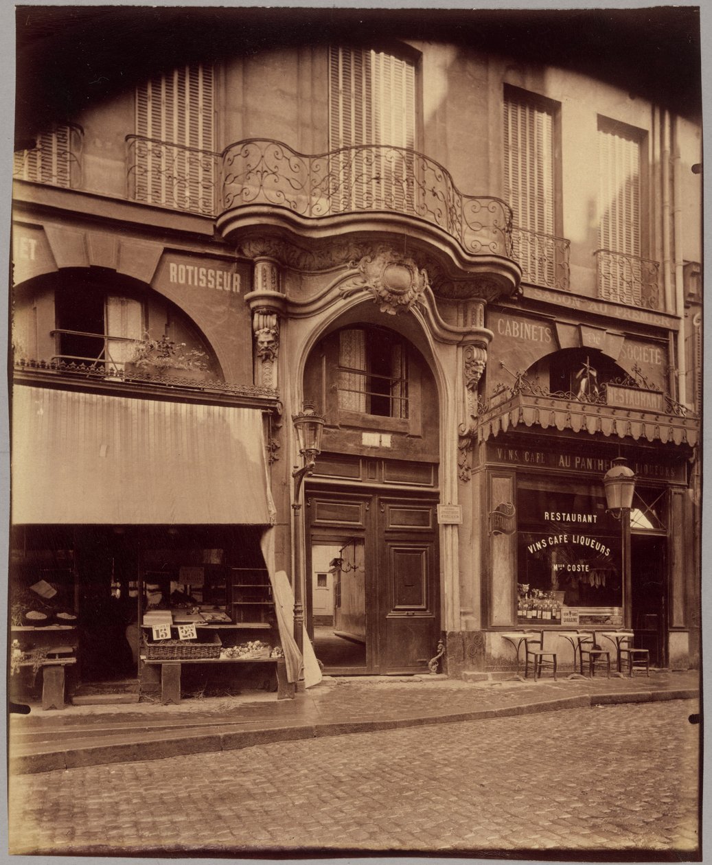 Casa in Rue Saint-Jacques da Eugène Atget