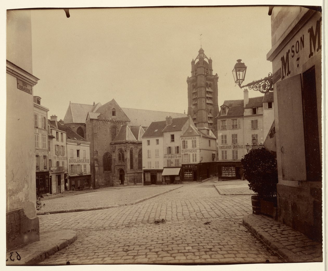 Pontoise, Place du Grand Martroy da Eugène Atget