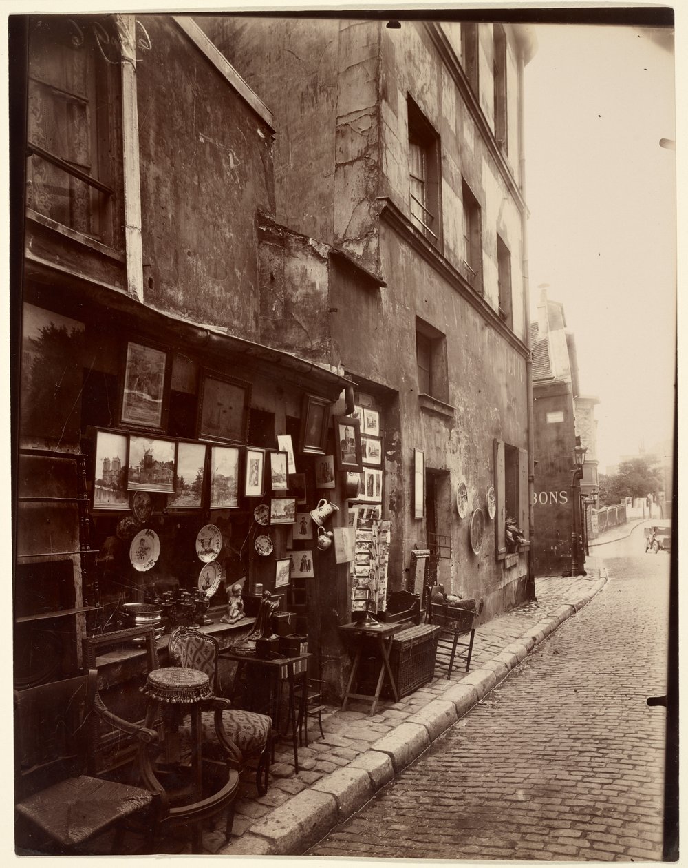 Rue Norvins da Eugène Atget