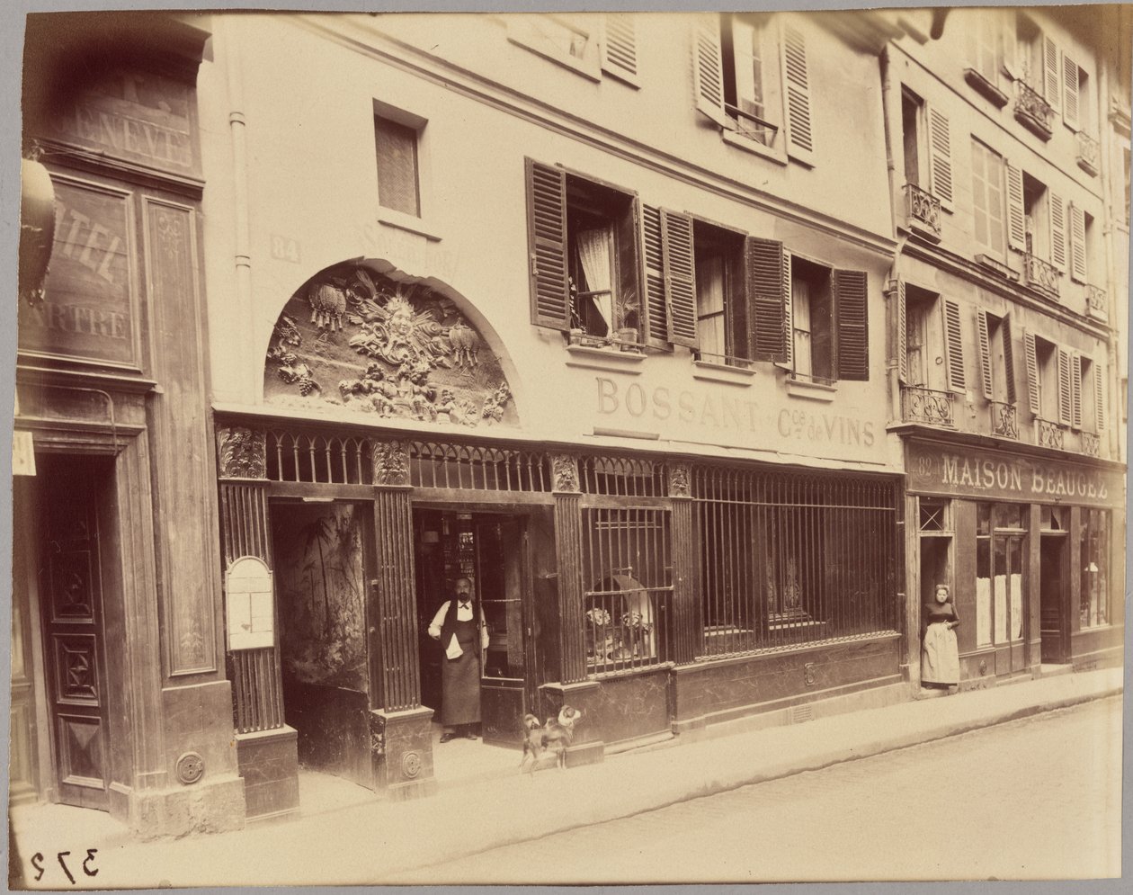 Rue Saint-Sauveur da Eugène Atget