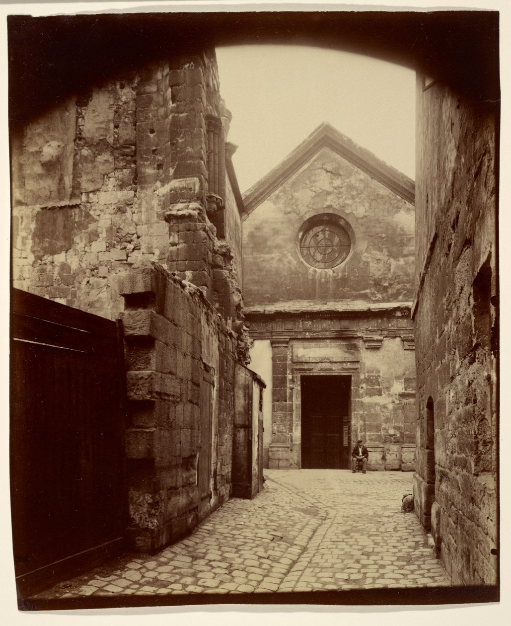 Portale di Saint-Julien-le-Pauvre da Eugène Atget