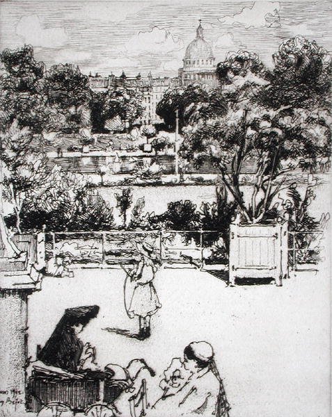 Parco parigino, da Du Ier au XXeme: Les Arondissements de Paris..., pubblicato 1903 da Eugene Bejot