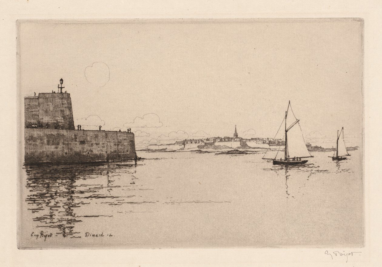 Saint-Malo visto da Dinard da Eugene Bejot
