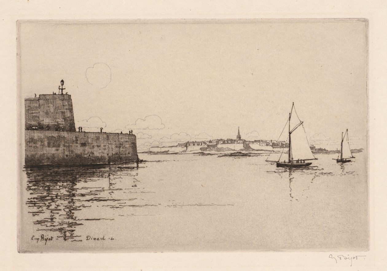 Saint-Malo Visto da Dinard da Eugene Bejot