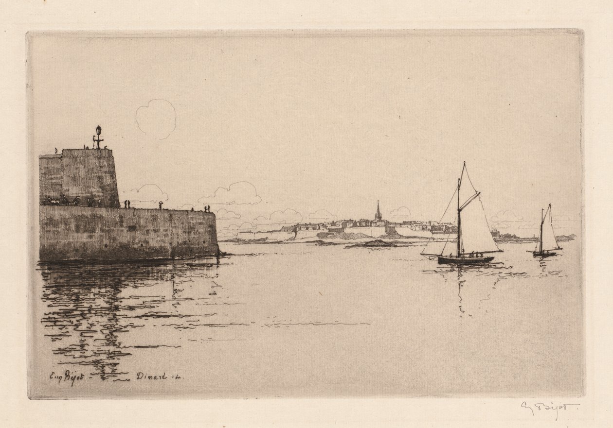 Saint-Malo visto da Dinard da Eugene Bejot