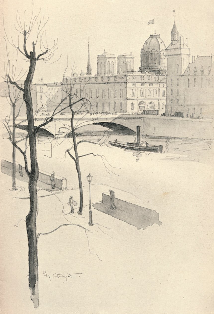 Il Pont au Change, 1915 da Eugene Bejot
