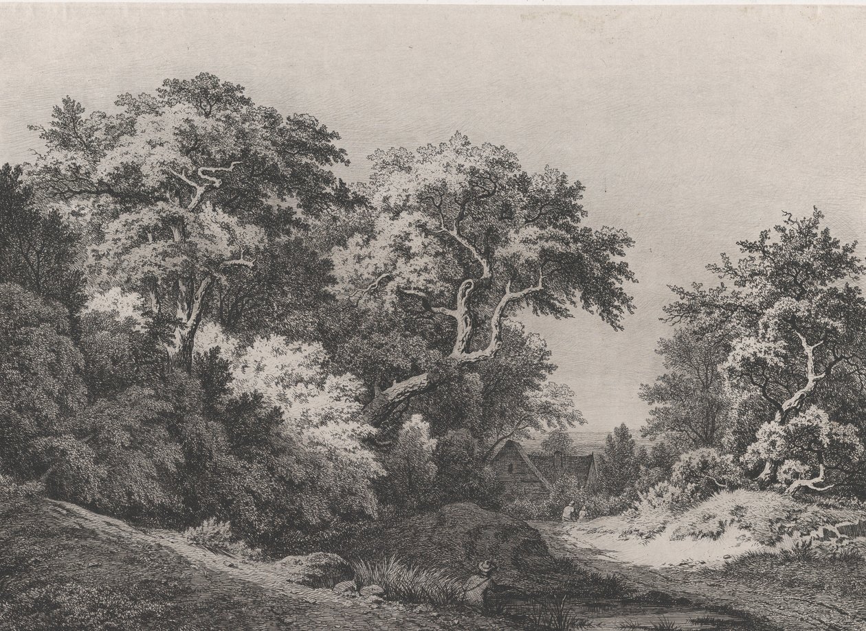 Il Bordo del Bosco, vicino a Rambouillet da Eugene Bléry
