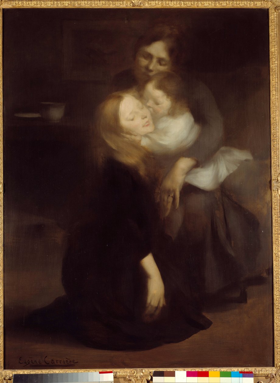 Intimità o la sorella maggiore da Eugène Carrière