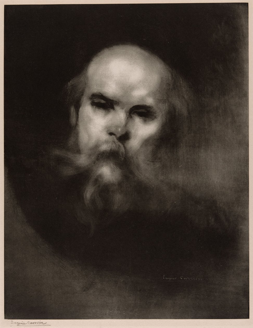 Ritratto di Paul Verlaine da Eugène Carrière