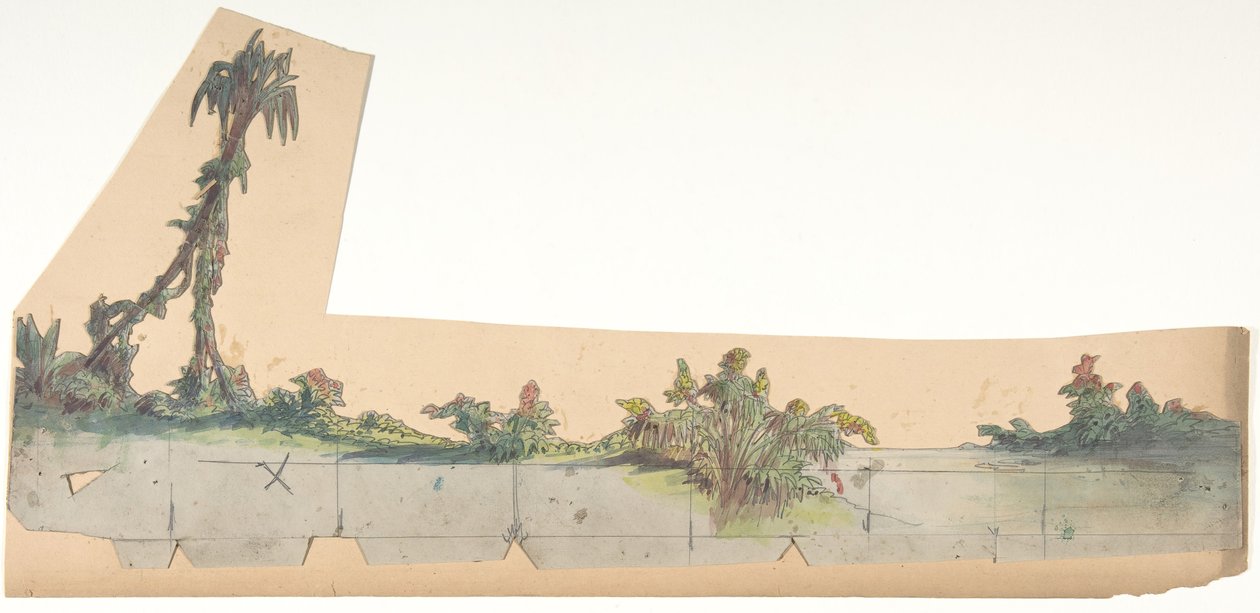 Progetto per un set scenico all