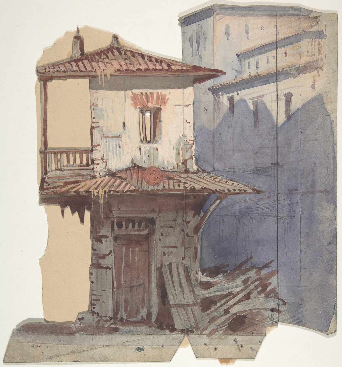 Progetto per un set scenico all