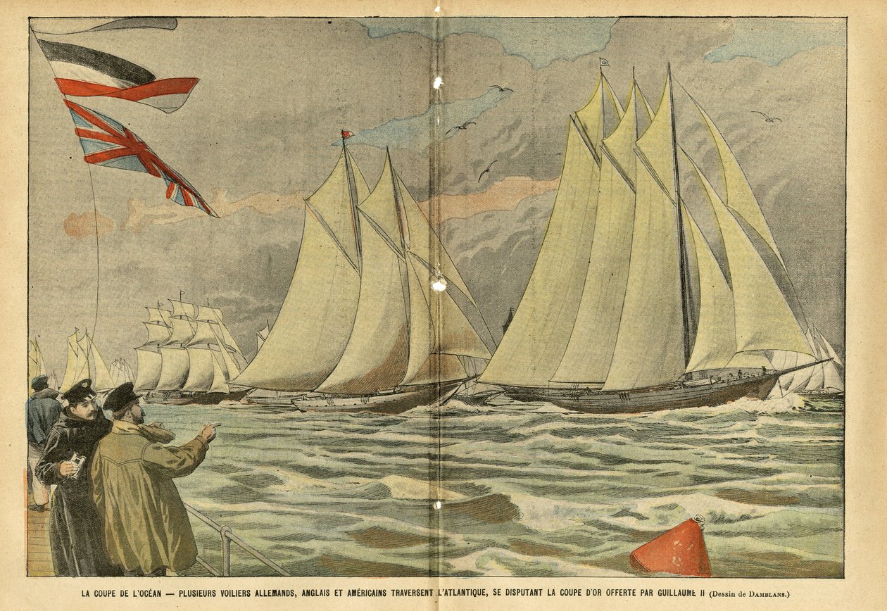 Illustrazione di Eugene Damblans (1865-1945) in Le Pèlerin, 04/06/05 - La coppa dell