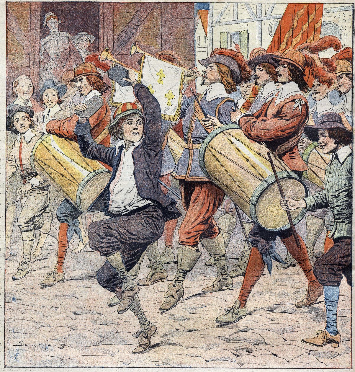Illustrazione per "Vint ans apres" (Vent