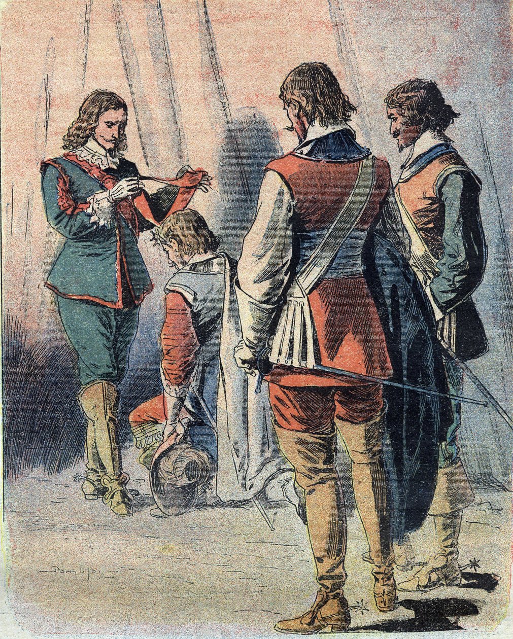 Illustrazione per "Vint ans apres" (Vent