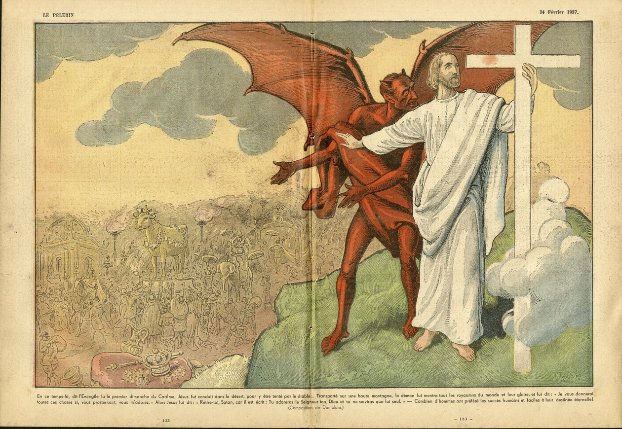 Illustrazione di Eugene Damblans (1865-1945) in Le Pelerin da Eugene Damblans