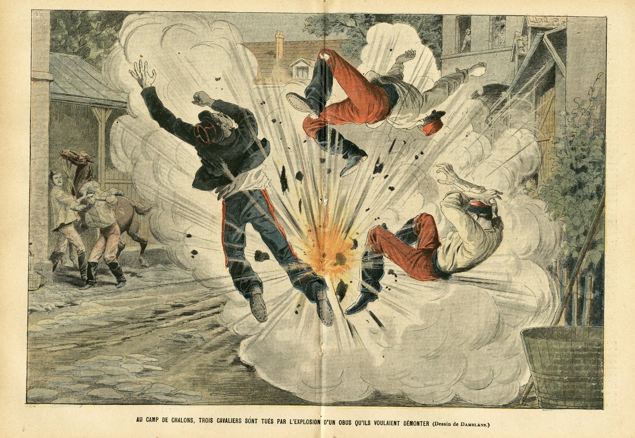 Illustrazione di Eugene Damblans (1865-1945) in Le Pèlerin da Eugene Damblans