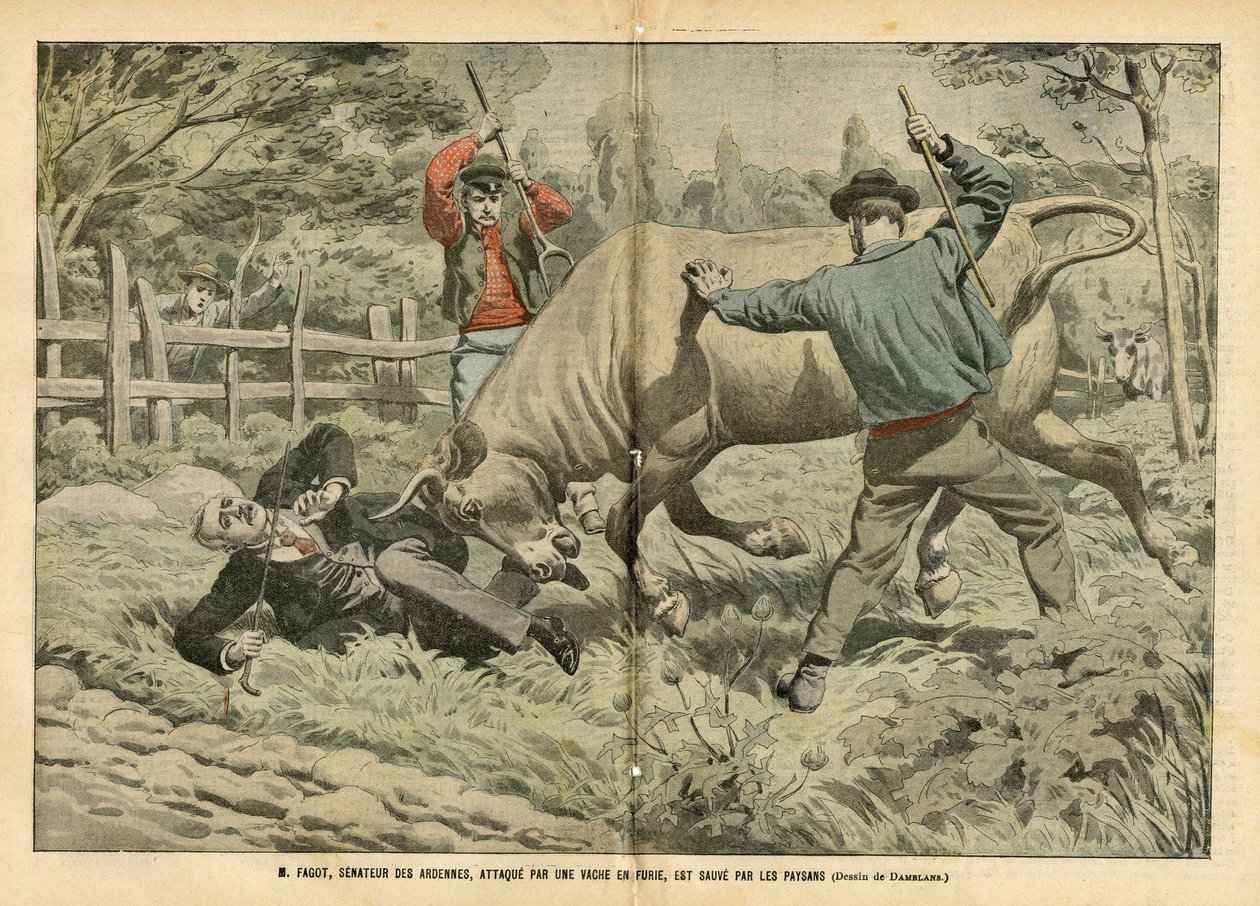 Illustrazione di Eugene Damblans (1865-1945) in Le Pelerin da Eugene Damblans