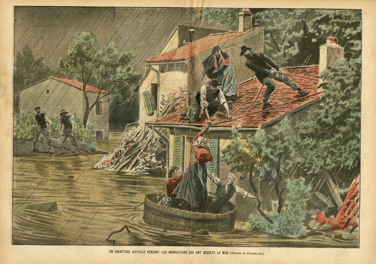 Illustrazione di Eugene Damblans (1865-1945) in Le Pelerin da Eugene Damblans