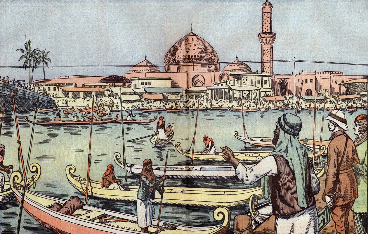 Mada Ashar, illustrazione di Damblans dal giornale francese "Le Pelerin" gennaio 29 da Eugene Damblans