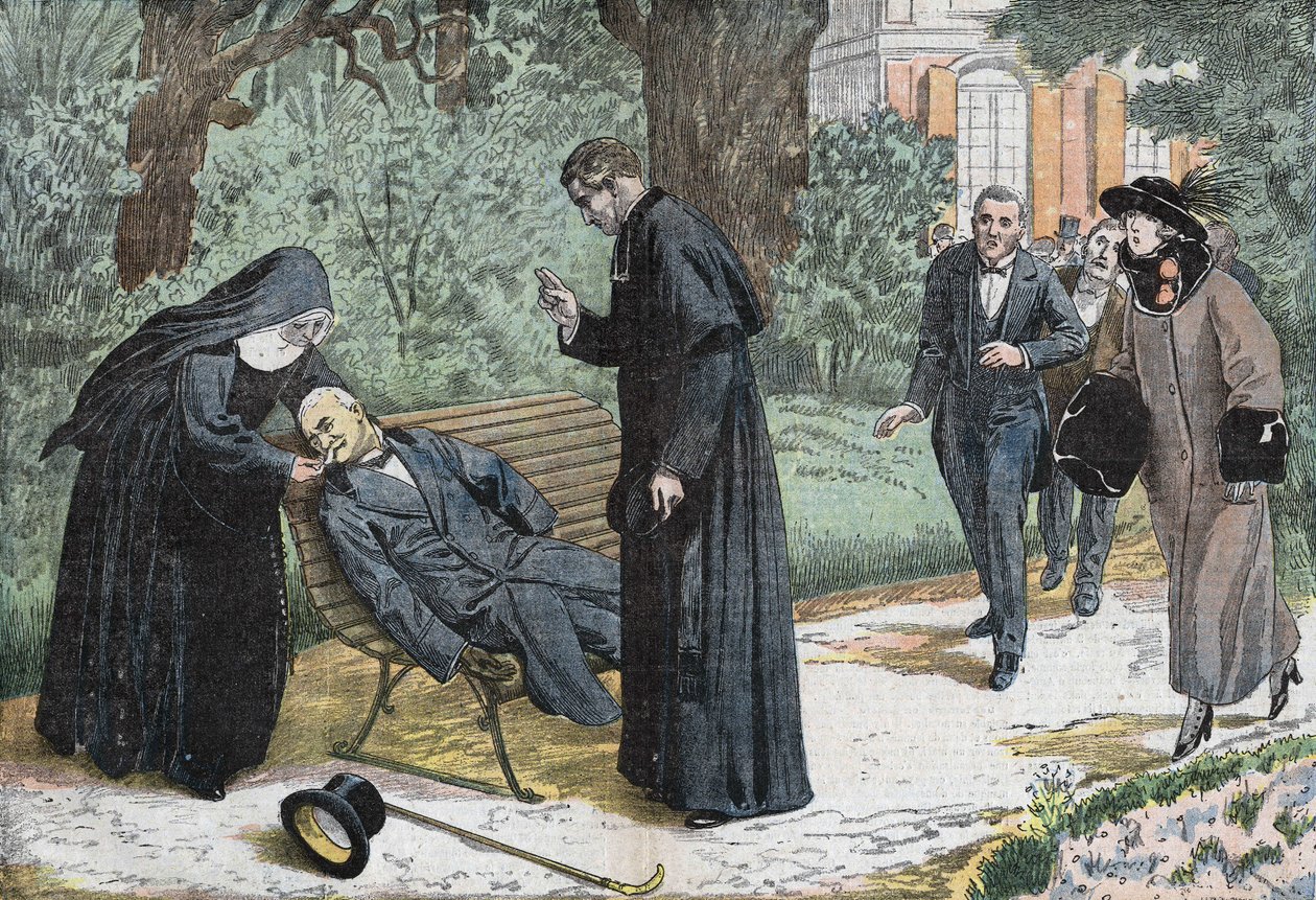 Théophile Delcassé (1852-1923), politico francese morto di embolia nel giardino dell