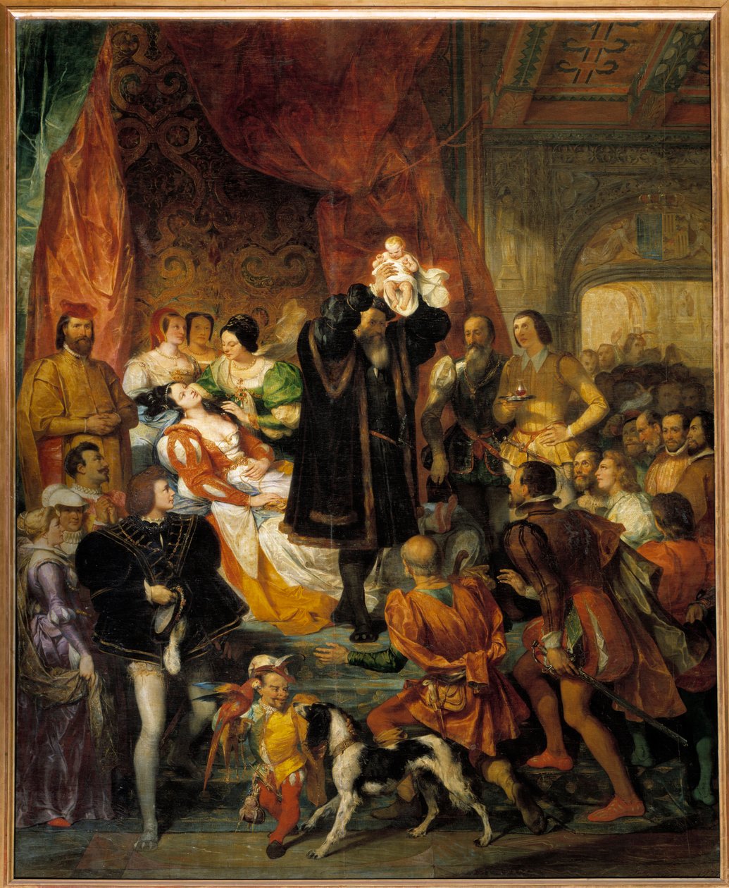 Nascita del Re Enrico IV il 13/12/1553 al Castello di Pau Jeanne III, conosciuta come Jeanne d
