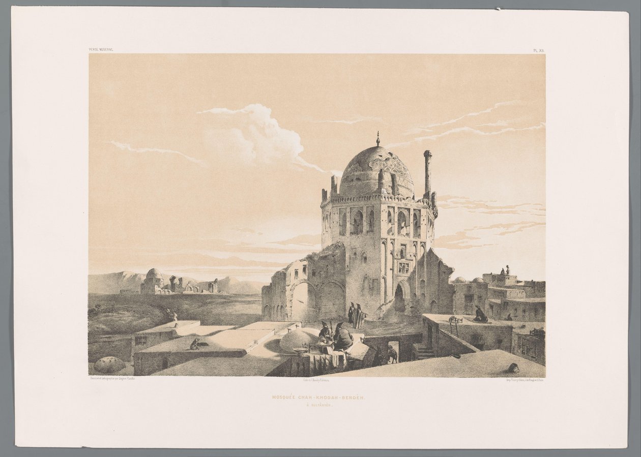 Moschea Shah Khoda a Soltaniyeh da Eugene Flandin
