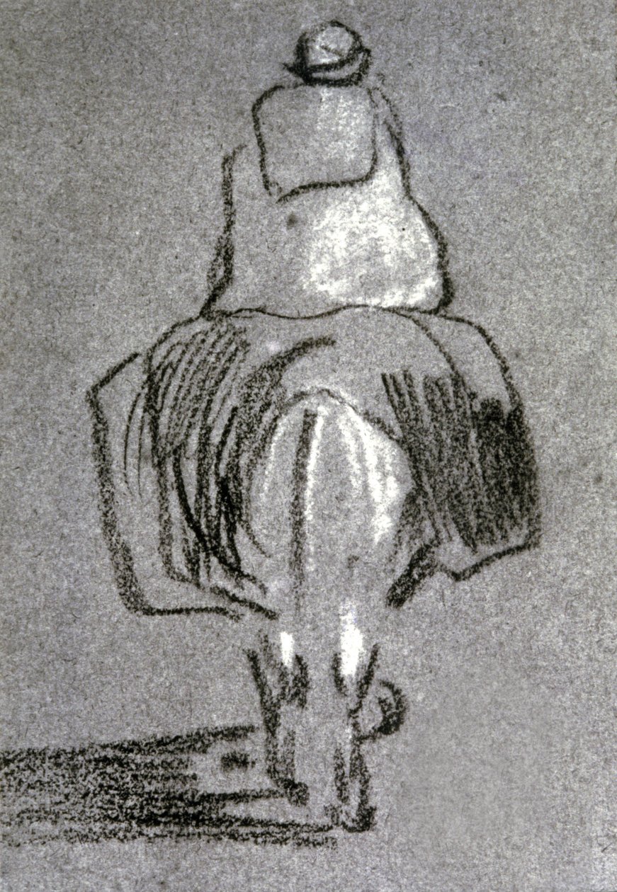 Berbero su un asino da Eugène Fromentin