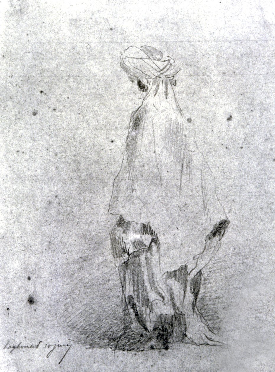 Donna a Laghouat, Algeria da Eugène Fromentin