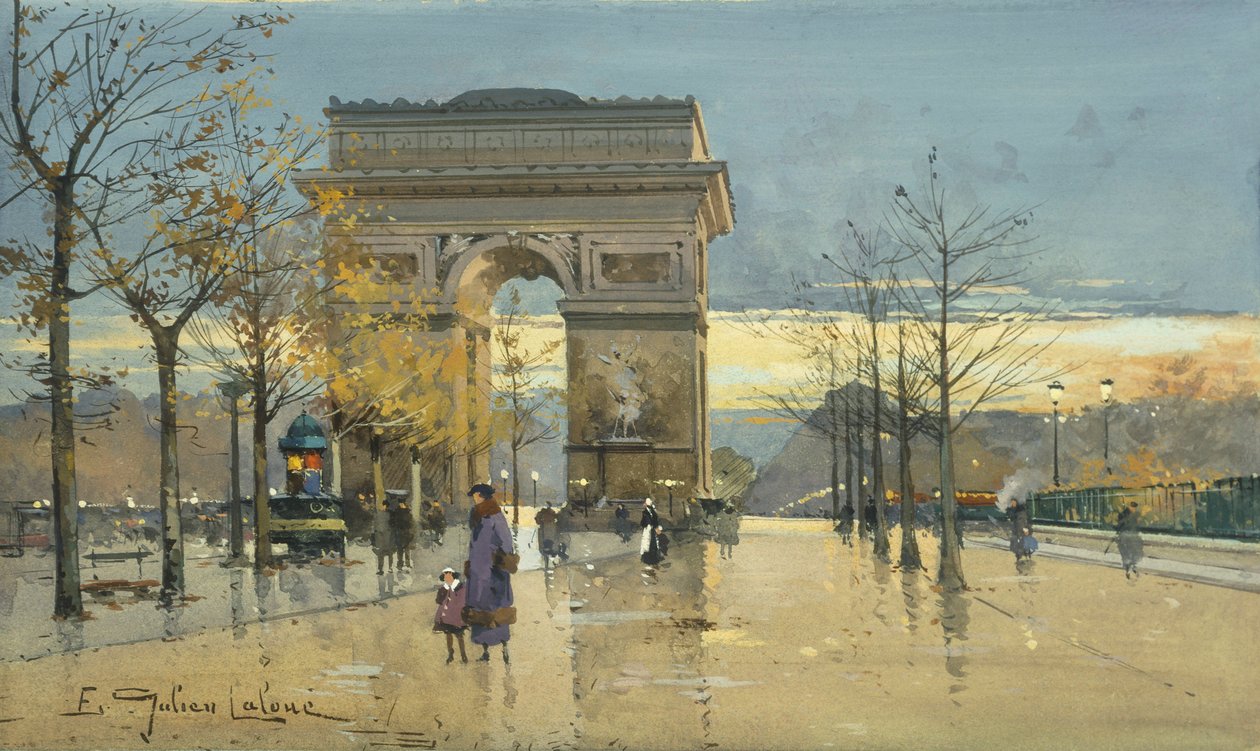 Arco di Trionfo da Eugene Galien Laloue