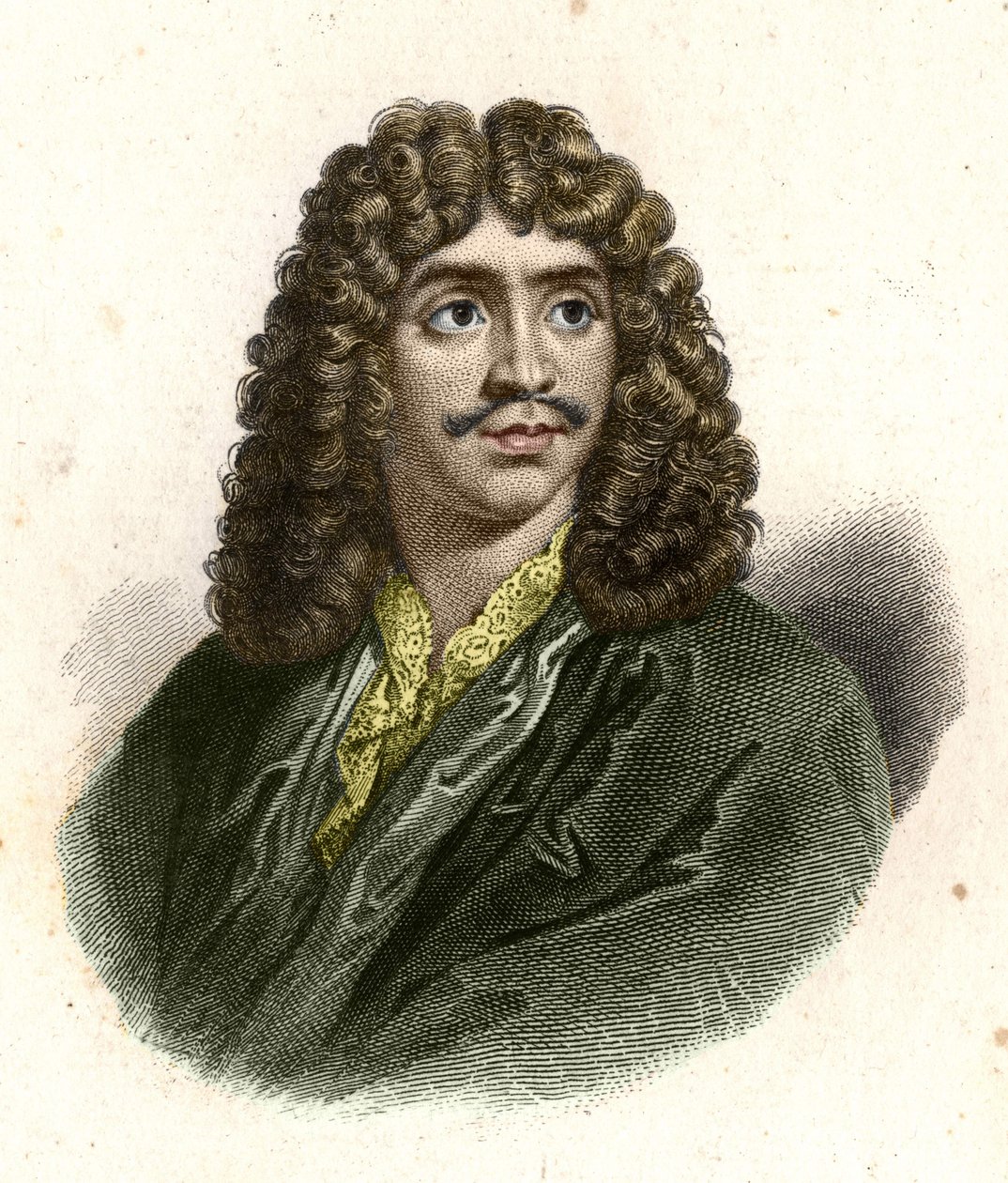 Jean Baptiste Poquelin detto Molière (1622 - 1673) inciso da Giraut da Eugene Giraud