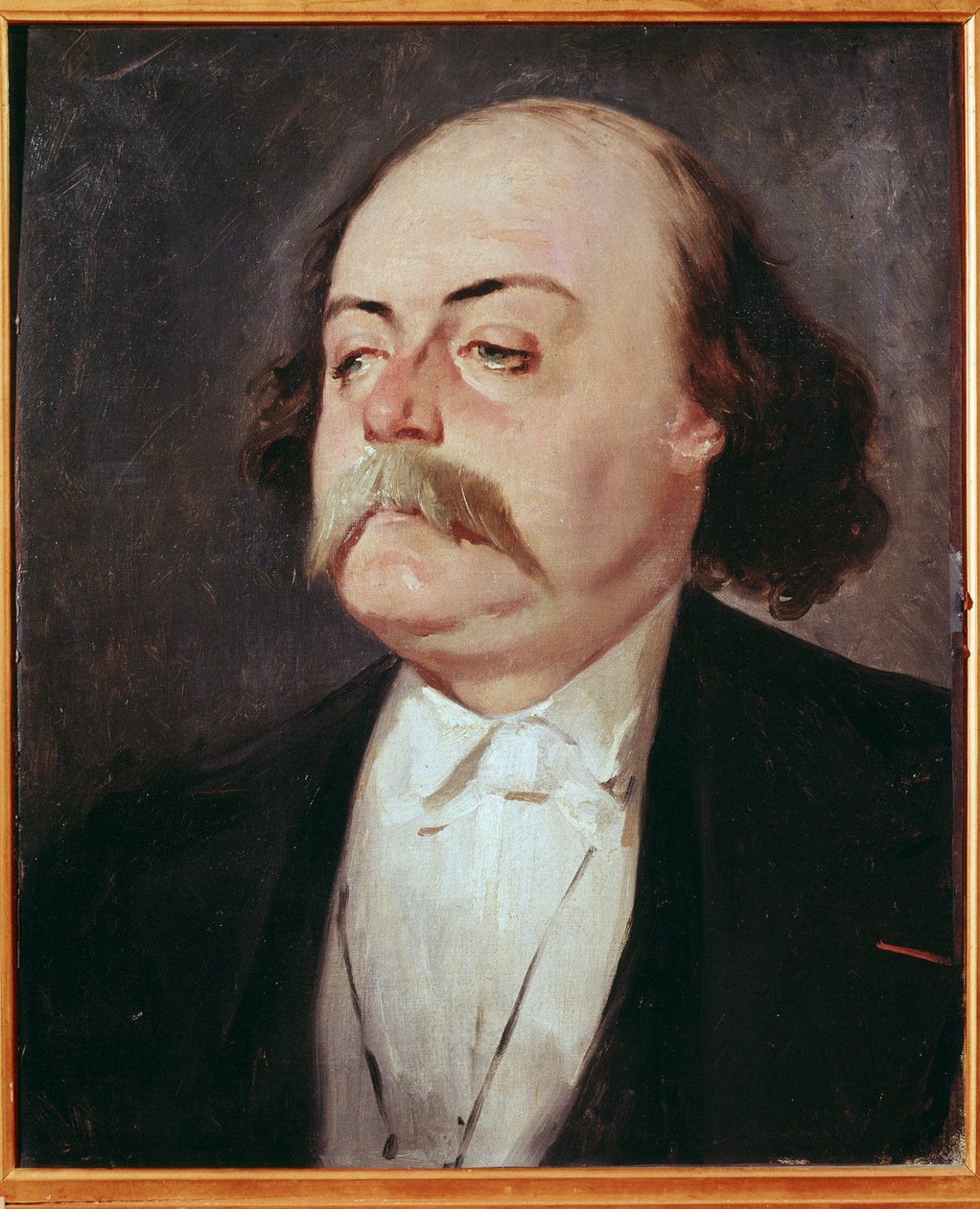 Ritratto di Gustave Flaubert da Eugene Giraud