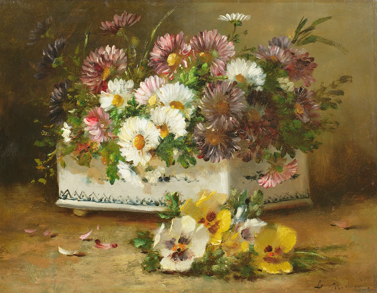 Natura morta di fiori da Eugene Henri Cauchois