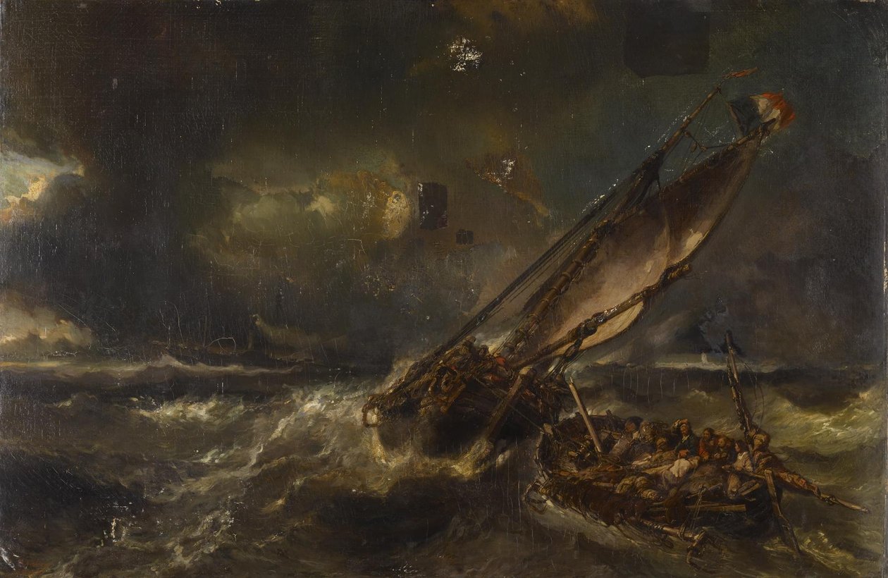 Dopo la tempesta da Eugene Isabey