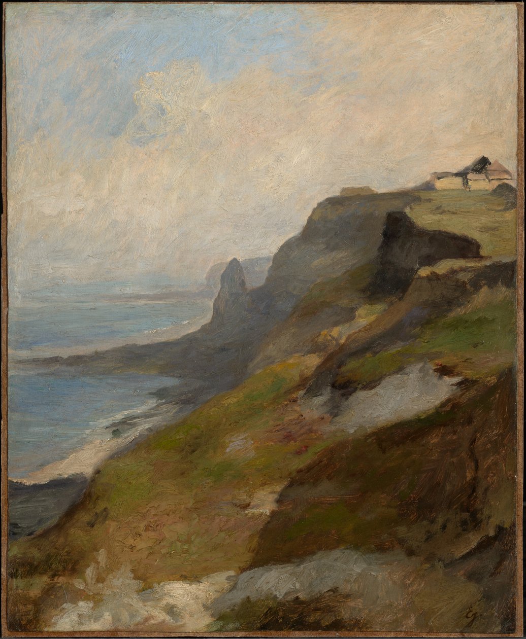 Scogliere della Normandia da Eugene Isabey