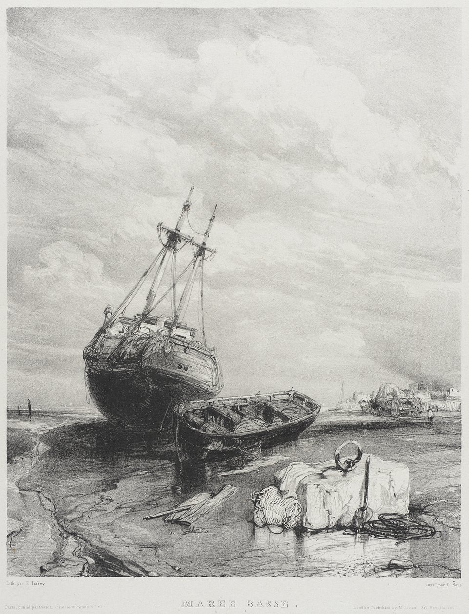 Bassa marea da Eugene Isabey