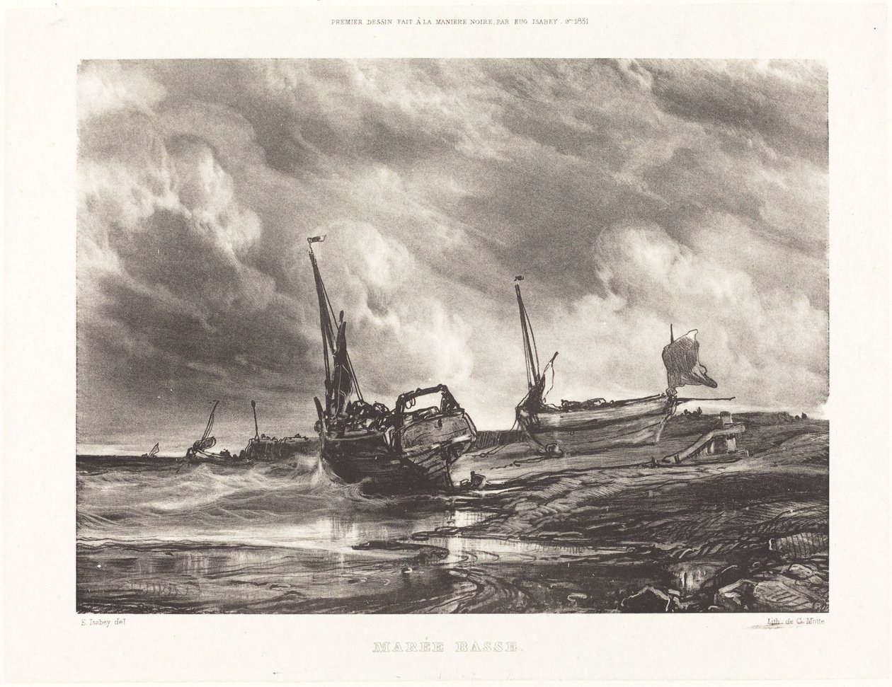 Bassa Marea da Eugene Isabey