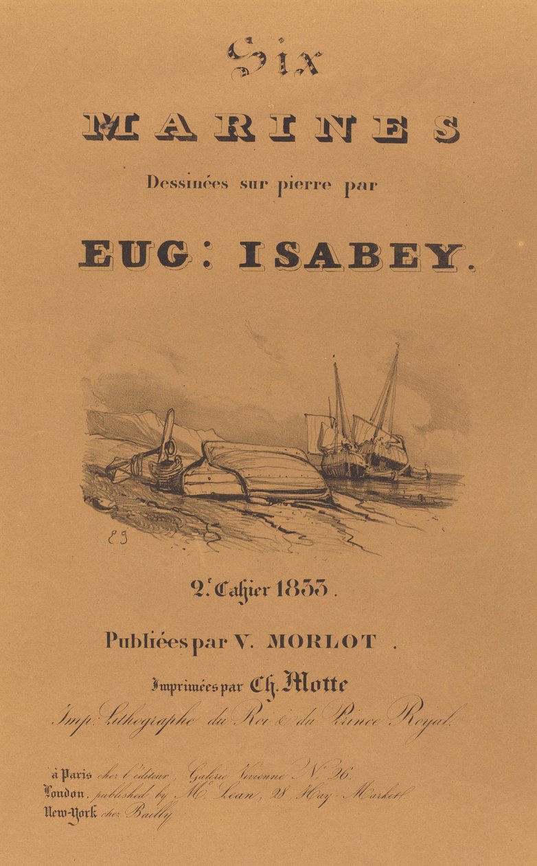 Sei marine da Eugene Isabey