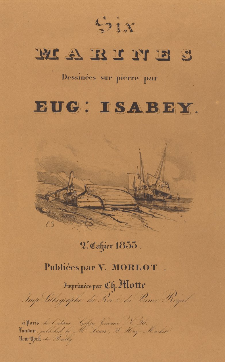 Sechs Marinesoldaten da Eugene Isabey