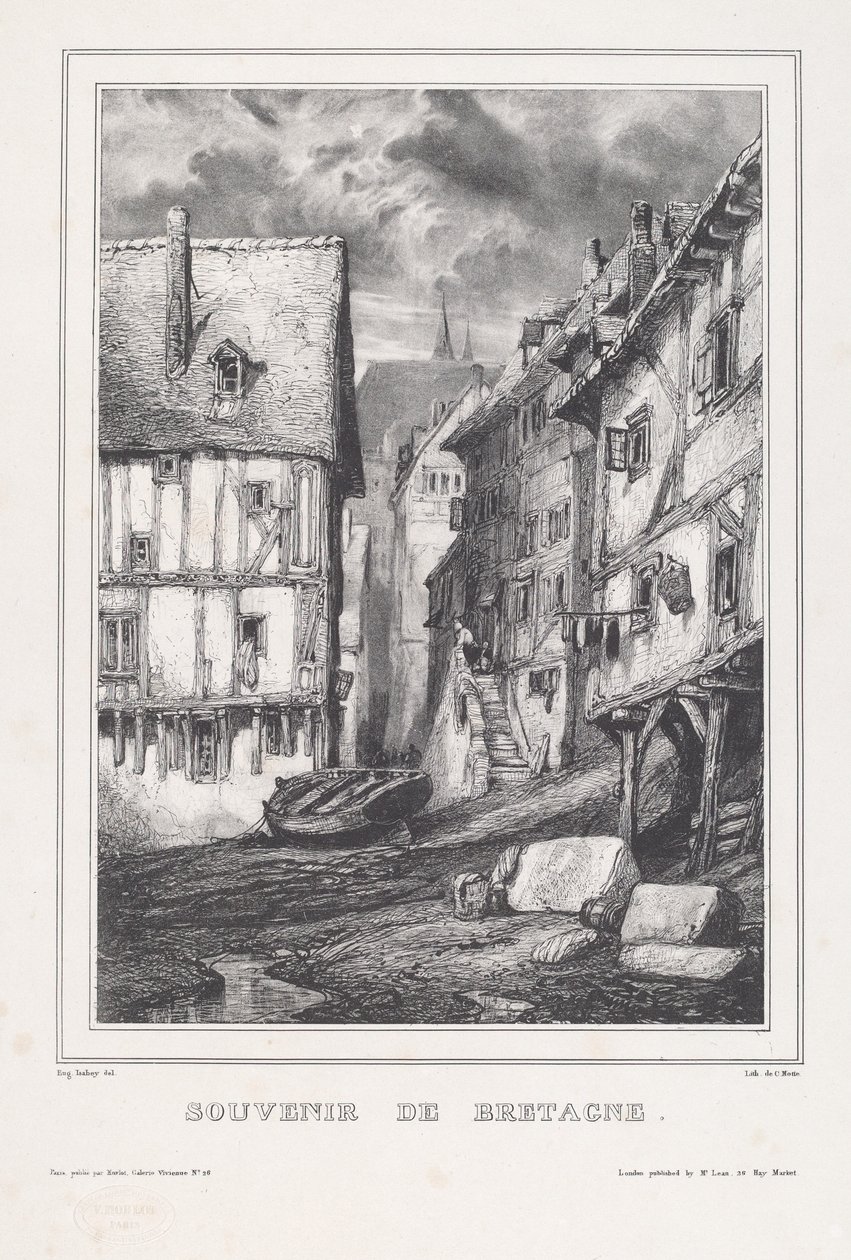 Souvenir de Bretagne da Eugene Isabey