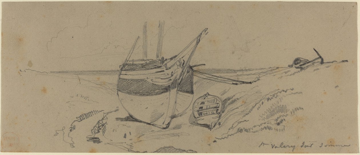 St. Valery sur Somme da Eugene Isabey