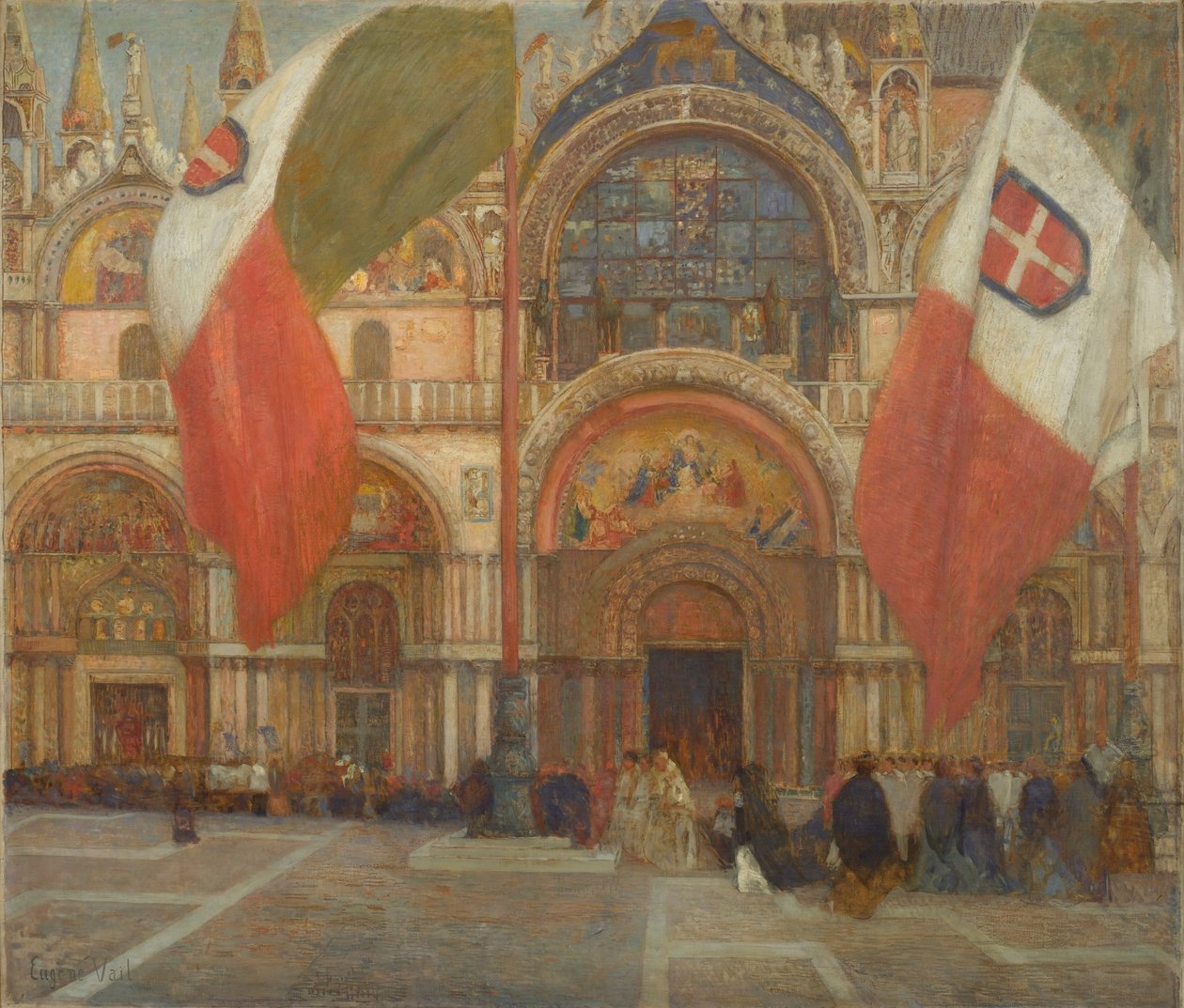 Giorno di festa a Venezia, c.1904 da Eugene Lawrence Vail
