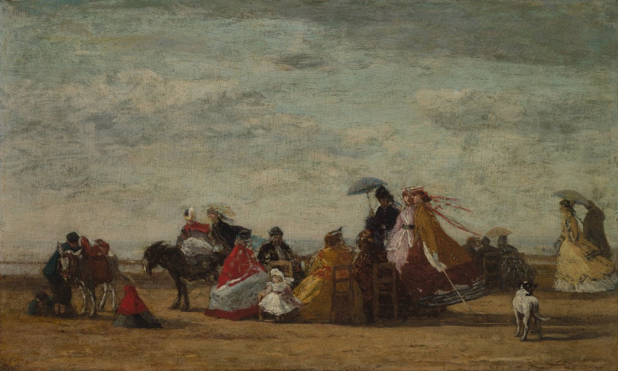 Scena di spiaggia, c. 1865-1867 da Eugene Louis Boudin