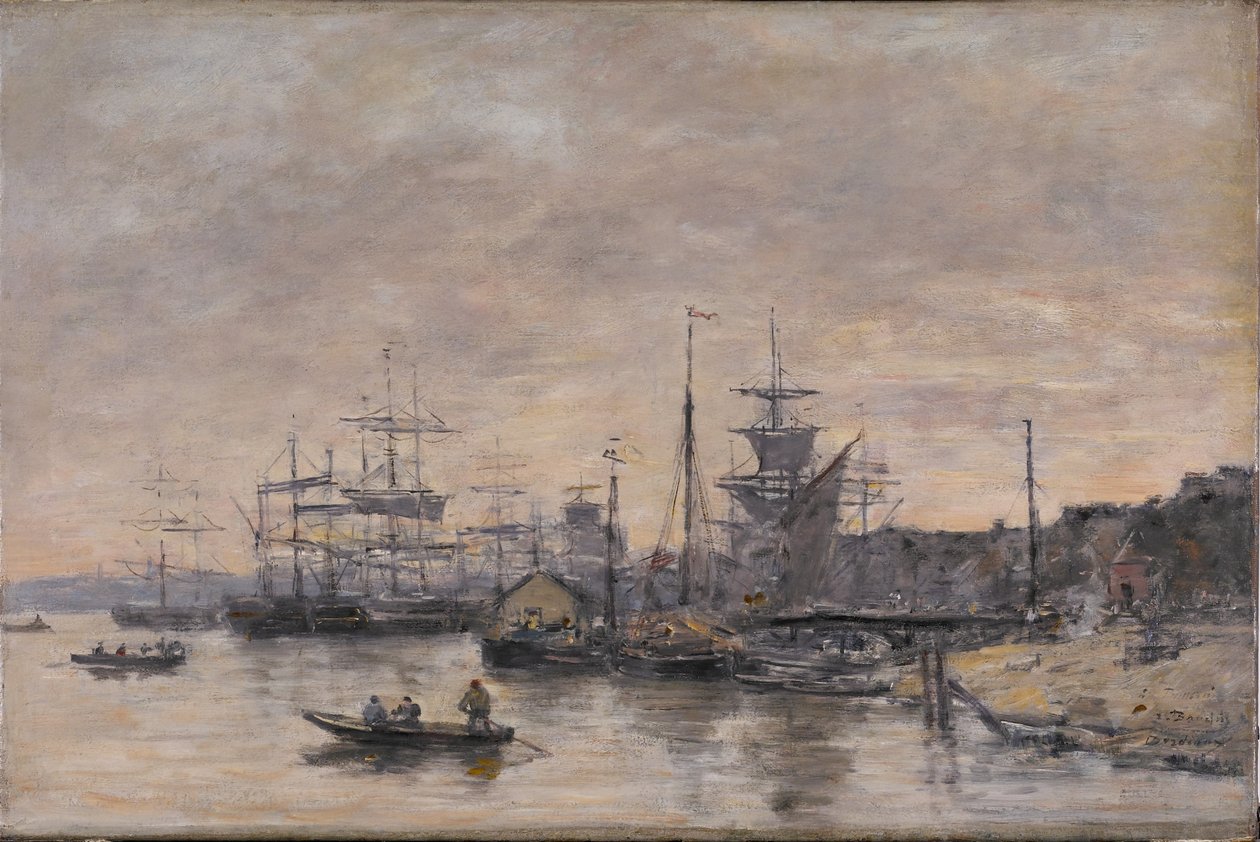 Bordeaux, il porto da Eugene Louis Boudin