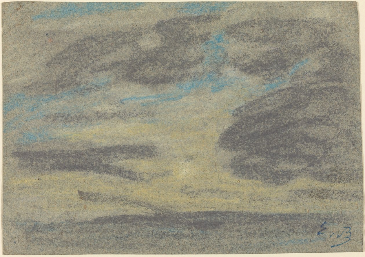 Nuvole sul Mare da Eugene Louis Boudin