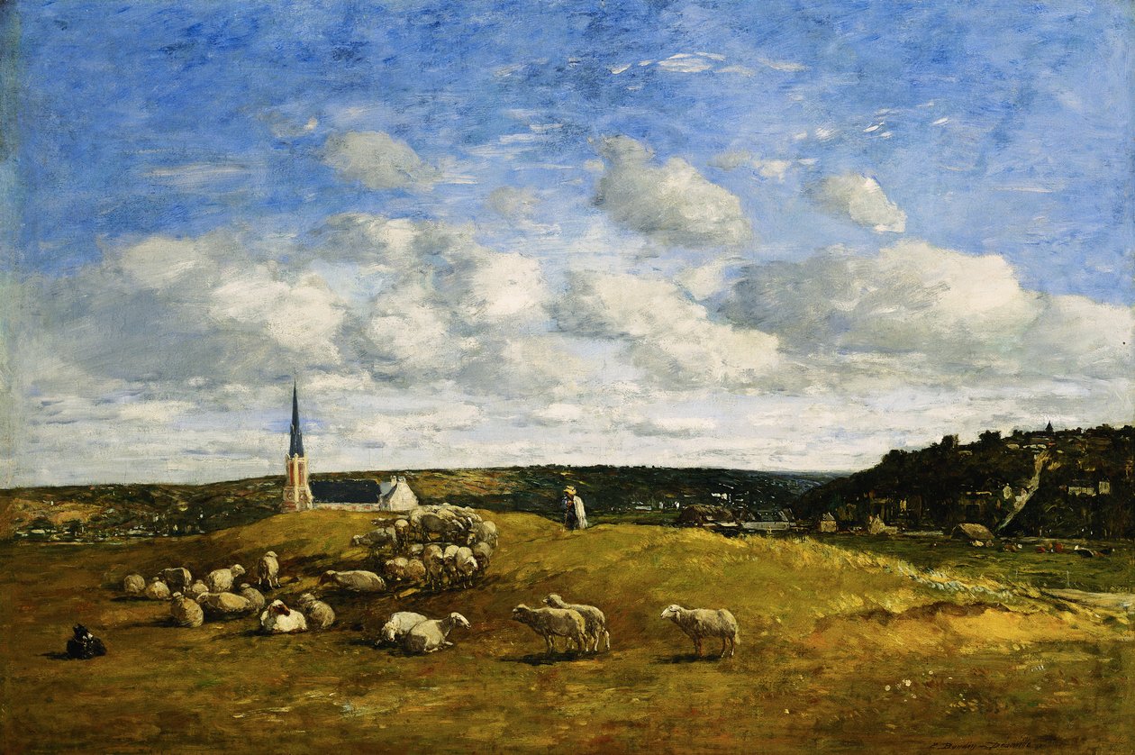 Deauville, 1870-1874 da Eugene Louis Boudin