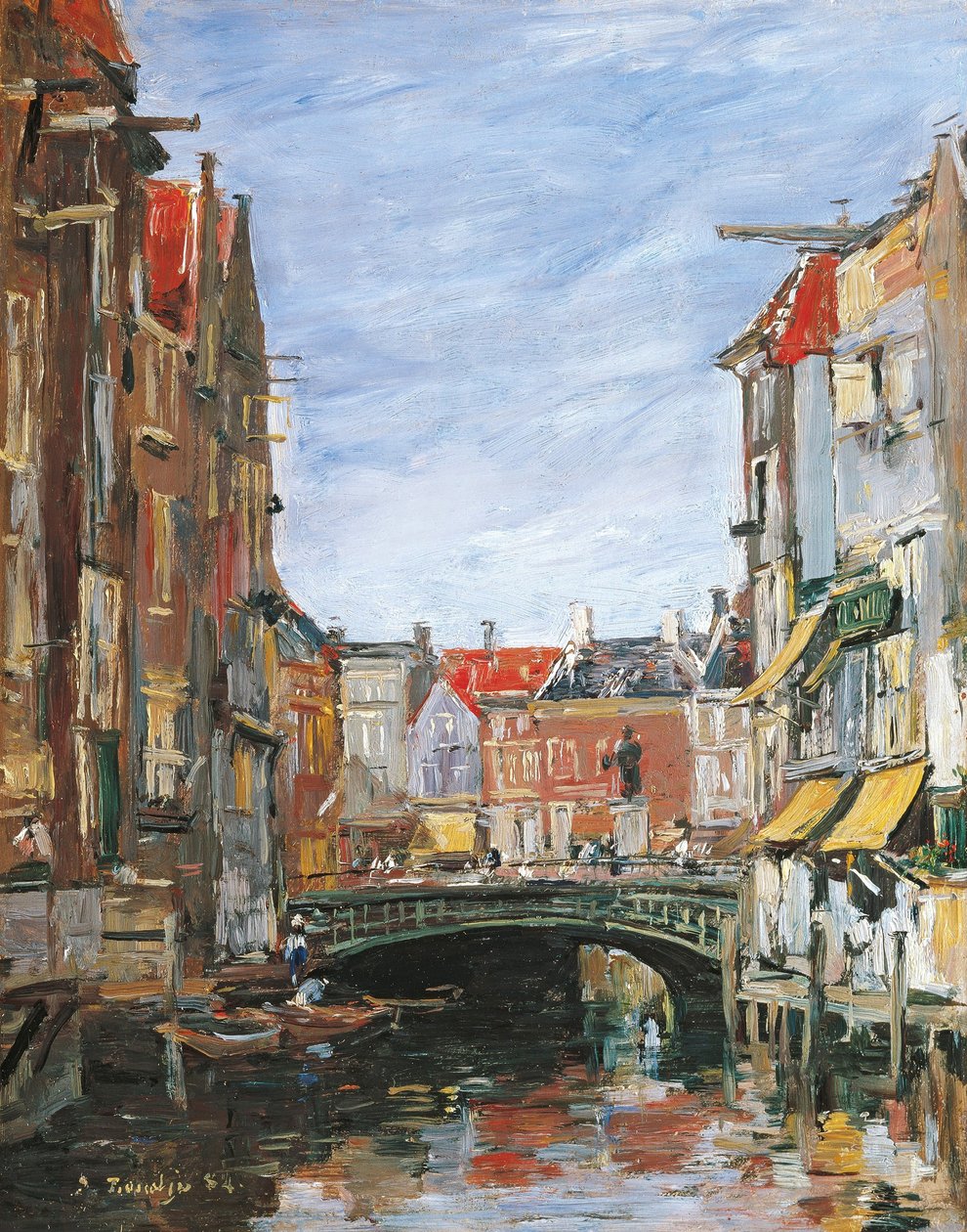 La Place Ary Scheffer, Dordrecht da Eugene Louis Boudin