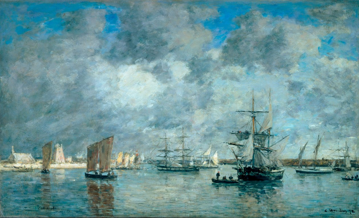 Porto di Camaret-sur-Mer da Eugene Louis Boudin