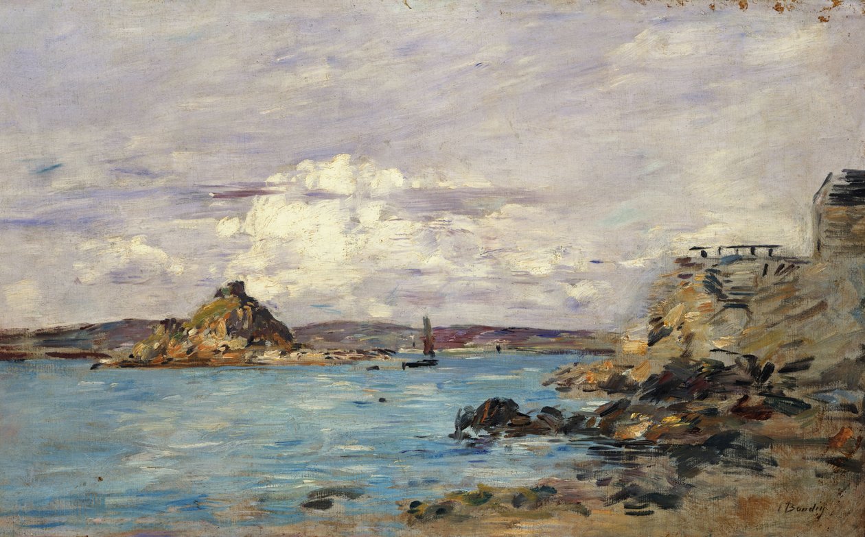 Studio per "La baia di Douarnenez", c.1895-97 da Eugene Louis Boudin